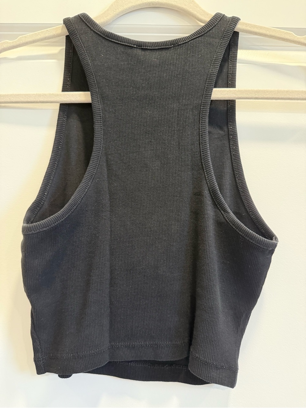 Zara Cropped Racerback Tank Top - Picture 2 of 2